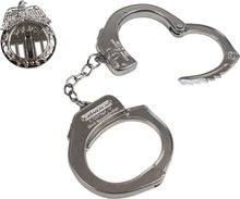 Gonher, metalowe kajdanki + odznaka, zestaw policjanta