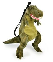 Grimini, T-Rex, pluszowy plecak dla przedszkolaka