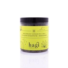 Hagi, naturalny scrub do ciała z olejem konopnym i makadamia
