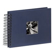 Hama, Fine Art, album, 50 stron, 24-17 cm, czarne kartki, niebieski