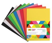 Happy Color, arkusze piankowe, mix, 10 kolorów, A4, 10 arkuszy