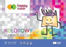 Happy Color, blok rysunkowy A4, 15 kartek