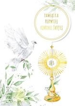 Henry, karnet B6, komunia, gołąb