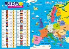 Henry, podkład na biurko, mapa Europy, 48-34