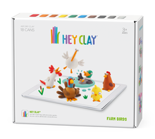 Hey Clay, Ptaki z farmy, masa plastyczna