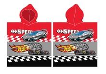 Hot Wheels, ponczo kąpielowe, 50-115 cm