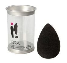 Ibra, blender-gąbka do makijażu, czarna, 1 szt.