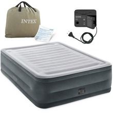 Intex, duże łóżko dmuchane, wbudowana pompka, 220-240V