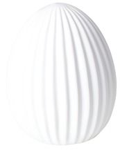 Jajko ceramiczne, białe, mini, 8,5-7-7 cm