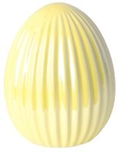 Jajko ceramiczne, żółte, mini, 8,5-7-7 cm