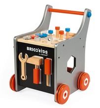 Janod, Brico‘Kids, wózek, warsztat magnetyczny z narzędziami