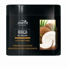 Joanna Professional, Pielęgnacja, maska kokosowa do włosów suchych i zniszczonych, 500 ml