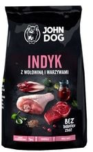 John Dog, Adult, karma sucha dla psa, małe indyk z wołowiną i warzywami, 12 kg
