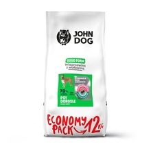John Dog, Good Adult, karma sucha dla psa, wieprzowina z wołowiną, 12 kg