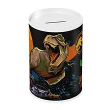 Jurassic World, metalowa skarbonka, 10-15 cm
