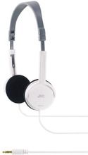 JVC, słuchawki, białe, HAL50WE