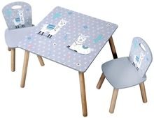 Kesper, stolik + 2 krzesełka