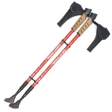 Kijki do nordic walking, czerwone