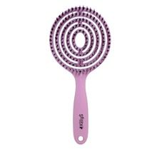 KillyS, Ovalo Flexi Hair Brush, owalna szczotka do włosów, Pudrowy róż