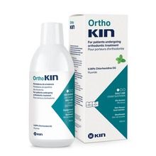 Kin, OrthoKin, płyn do płukania jamy ustnej, ortodontyczny, miętowy, 500 ml