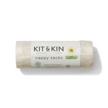 Kit & Kin, biodegradowalne bezzapachowe worki na zużyte pieluszki, 60 szt.