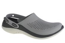 Klapki męskie, szare, Crocs Literide 360 Clog