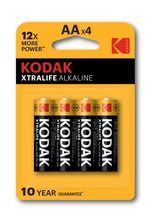 Kodak, baterie alkaliczne, Xtralife, LR6, 4 szt.