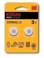 Kodak, baterie litowe, Max CR 1632, 2 szt.