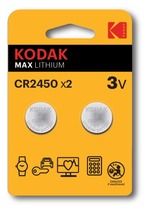Kodak, baterie litowe, Max CR 2450, 2 szt.