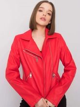 Kurtka ramoneska damska, czerwona, Z-Desing Jacket Style