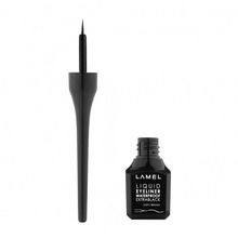 Lamel, Basic, liquid eyeliner z miękkim pędzelkiem, extra black, 35 ml