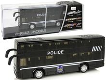 Lean Toys, autobus policyjny, pojazd z dźwiękiem