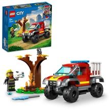 LEGO City, Wóz strażacki 4-4 - misja ratunkowa, 60393