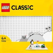 LEGO Classic, Biała płytka konstrukcyjna, 11026