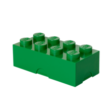 LEGO, lunchbox klocek, zielony