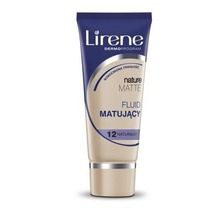 Lirene, Nature Matte fluid matujący do twarzy, 12 Naturalny, 30 ml