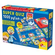 Lisciani, I'm Genius, Super Quiz, 1000 pytań, gra edukacyjna