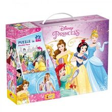 Lisciani, Księżniczki Disneya, puzzle w walizeczce, 60 elementów