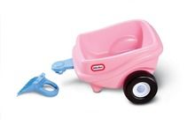 Little Tikes, Cozy Coupe, przyczepka, różowa