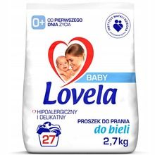 Lovela Baby, hipoalergiczny proszek do prania ubranek niemowlęcych i dziecięcych, do bieli 2,7 kg