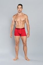Majtki bokserki męskie, czerwone, Rafael, Italian Fashion