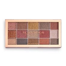 Makeup Revolution, Foil Frenzy Fusion, paleta cieni do powiek, 15 kolorów
