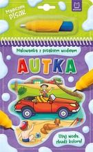 Malowanka z pisakiem wodnym. Autka