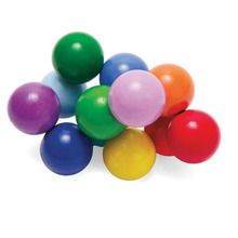 Manhattan Toy, kolorowe elastyczne perełki, zabawka motoryczna