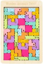 Mega Creative, Tetris, układanka drewniana