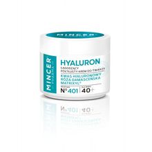 Mincer Pharma, Hyaluron, krem łagodzący 40+ nr 401, 50 ml