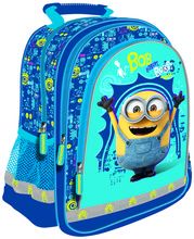 Minionki, plecak szkolny, niebieski