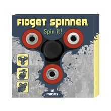 Moses, Finger Spinner, zabawka zręcznościowa, czarny
