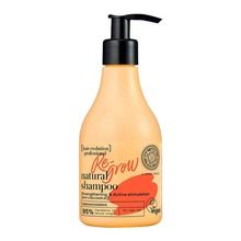 Natura Siberica, Hair Evolution Re-Grow Natural Shampoo, naturalny wegański szampon do włosów osłabionych i wypadających, 245 ml