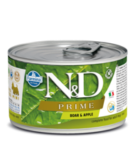 N&D Prime, karma dla psów dorosłych, dzik i jabłko, 285 g